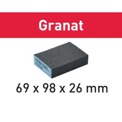 Brusná houba 69x98x26 220 GR/6 Granat