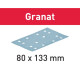 Brusný papír STF 80x133 P180 GR/100 Granat