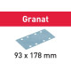 Brusný papír STF 93X178 P80 GR/50 Granat