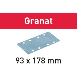 Brusný papír STF 93X178 P120 GR/100 Granat