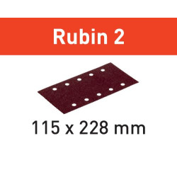 Brusný papír STF 115X228 P40 RU2/50 Rubin 2