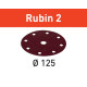 Brusné kotouče STF D125/8 P150 RU2/50 Rubin 2
