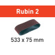 Brusný pás L533X 75-P40 RU2/10 Rubin 2
