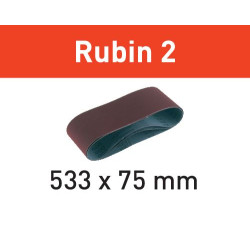 Brusný pás L533X 75-P60 RU2/10 Rubin 2