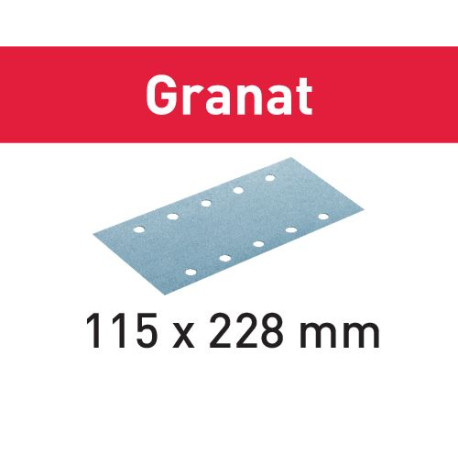 Brusný papír STF 115x228 P100 GR/100 Granat