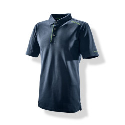 Pánské tmavě modré triko s límečkem POL-FT1 S