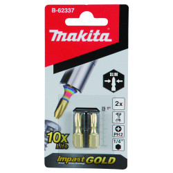 MAKITA B-62337 Impact GOLD super slim torsní bit PH2-25mm 2pcs-newE-03143