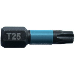 MAKITA B-63688 torzní bit 1/4\" Impact Black T25, 25mm 2 ks