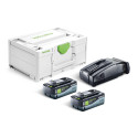 FESTOOL Napájecí sada SYS 18V 2x8,0/SCA16 577327