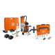 FEIN Sada AKBU 35 PMQW 18 V AS Construction-Site, 2 × 8 Ah, Weldon 3/4 in / HSS NOVA 50 Univerzální akumulátorová magnetická jád