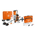 FEIN Sada AKBU 35 PMQW 18 V AS Construction-Site, 2 × 8 Ah, Weldon 3/4 in / HSS NOVA 50 Univerzální akumulátorová magnetická jád