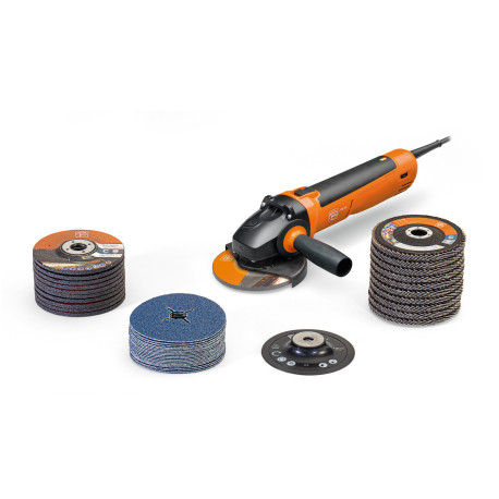 FEIN CG 15-125 BL Set Heavy Duty Kompaktní úhlová bruska Ø 125 mm