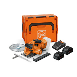 FEIN F-IRON Cut 57 AS Set 2 x 8 Ah Kompaktní akumulátorová ruční kotoučová pila na kov
