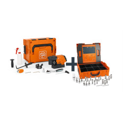 FEIN KBC 36 MAGFORCE Structural Steel-Set 3/4 in Weldon / HSS NOVA 25 Kompaktní magnetická jádrová vrtačka do hloubky 36 mm
