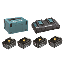 MAKITA 197626-8 sada Li-ion LXT 18V 4xBL1850B+DC18RD+Makpac