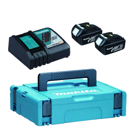 MAKITA 197952-5 sada Li-ion LXT 18V 2xBL1830B+DC18RC+Makpac-old196693-0