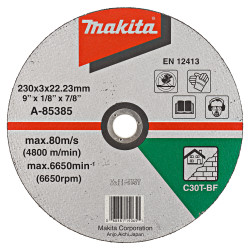 MAKITA A-85385 kotouč řezný kámen 230x3x22mm STOP