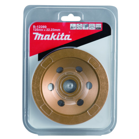 MAKITA B-12289 kotouč brusný diamantový na jemné broušení 125x22.23mm