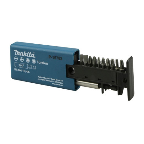 MAKITA P-16782 sada bitů 1/4\" 10 ks v plastové krabičce