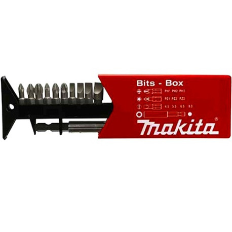 MAKITA P-49030 sada bitů 1/4\" 11 ks v plastové krabičce