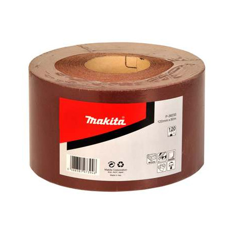 MAKITA P-38211 papír brusný 120mm K80 role 50m