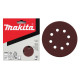 MAKITA P-43533 papír brusný suchý zip 125mm 8 děr K40, 10ks - old P-00474