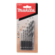 MAKITA D-62371 sada vrtáků šestihran 1/4\" do dřeva 9 ks v plastové krabičce