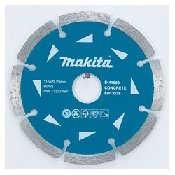 MAKITA D-41589 kotouč řezný diamantový segmentový 115x22.23mm