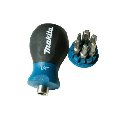 MAKITA P-84159 šroubovák s 6 bity 1/4\" PZ/PH