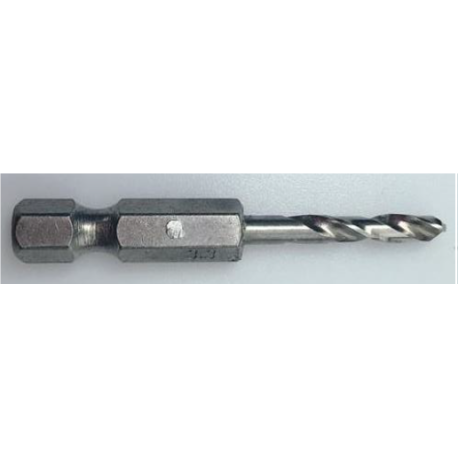 MAKITA B-56437 vrták 1/4\" 3,3 x 50mm nýtovací do kovu HSS šestihran, 10 ks bal
