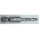 MAKITA B-56437 nýtovací vrták do kovu HSS šestihran 1/4" 3,3 x 50mm, 10 ks bal