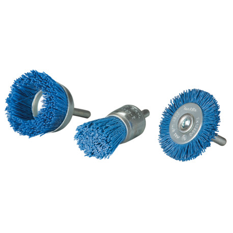 MAKITA D-70758 sada nylonových kartáčů pro jemné broušení 3 ks v blistru