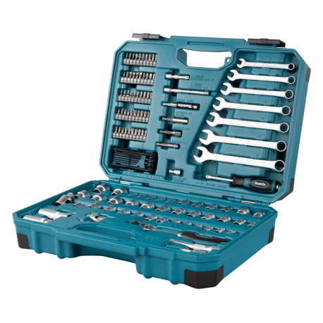 MAKITA E-06616 sada bitů 1/4\" a montážních klíčů 120 ks v plastovém kufru
