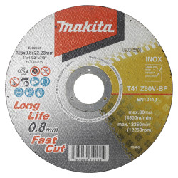 MAKITA E-22953 kotouč řezný nerez 125x0.8x22.23mm