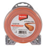 MAKITA E-02749 struna nylonová Plus 2,4mm, 15m, oranžová, kulatá   old 369224792