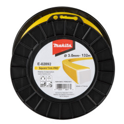 MAKITA E-02892 struna nylonová Pro 3,0mm, 132m, žlutá, hranatá - old369224804