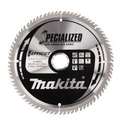 MAKITA E-08894 TCT pilový kotouč Efficut 216mmx30mm 80T