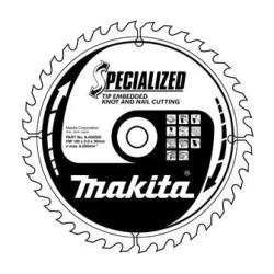 MAKITA B-09400 kotouč pilový dřevo SPECIALIZED se zapuštěnými zuby 185x2x15.88mm 24Z STOP