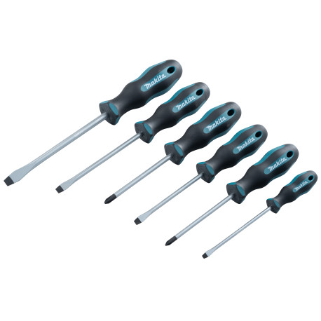 MAKITA E-10506 sada šroubováků 6 ks (4 ks SL+2 ks PH)