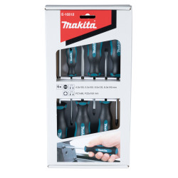 MAKITA E-10512 sada šroubováků 6ks (4 ks SL+2 ks PZ)