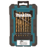 MAKITA D-72229-10 sada vrtáků do kovu HSS-TiN 1-10mm (po 0,5 mm), 19ks, 10ks bal