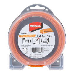 MAKITA E-01797 struna nylonová 2,4mm, oranžová, 15m, speciální pro aku stroje-old198501-1