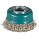 MAKITA D-73346 miskovitý kartáč z nerezového drátu-vlnitý drát průměr 0,3mm X-LOCK 75mm