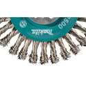 MAKITA D-73368 kotoučový kartáč z nerezového drátu-vlnitý drát průměr 0,5mm X-LOCK 115mm