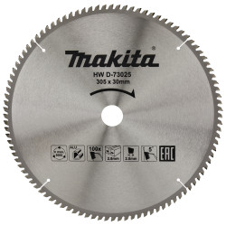 MAKITA D-73025 pilový kotouč na hliník 305x30x100T TCT
