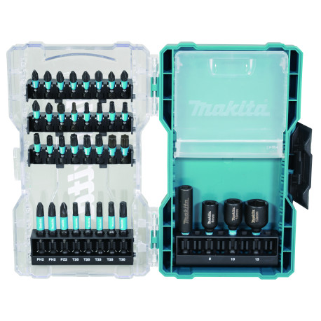 MAKITA E-22925 sada torzních bitů 1/4\" IMPACT BLACK 36 ks v plastové krabičce
