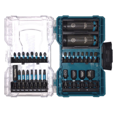 MAKITA E-22903 sada torzních bitů 1/4\" IMPACT BLACK 30 ks v plastové krabičce