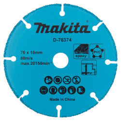MAKITA D-78374 kotouč řezný univerzál 76x1.7x10mm pro DMC300-oldD-74837