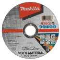 MAKITA E-10724 řezný kotouč 125x1.2x22.23 multi materiál