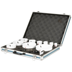 MAKITA D-75764 sada děrovek BiM 13 ks v hliníkovém kufru